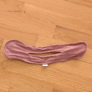 Pink Textured Hair Bun Accessory